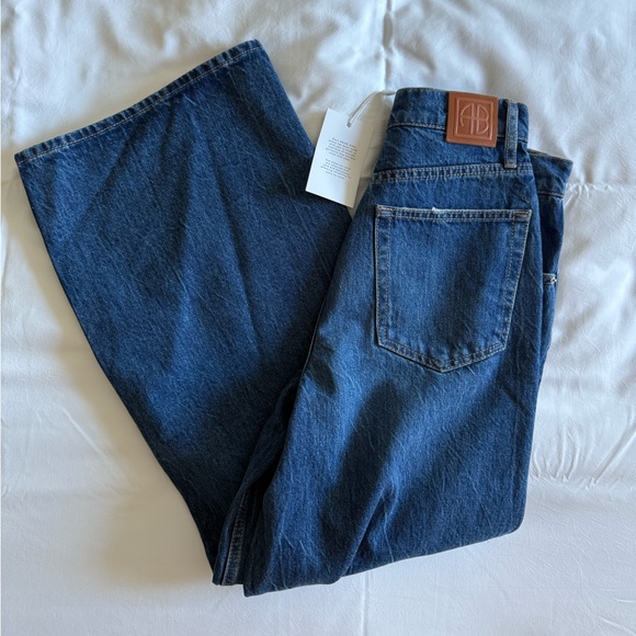 NWT Anine Bing Rick Jean Azure Blue - Picture 8 of 11